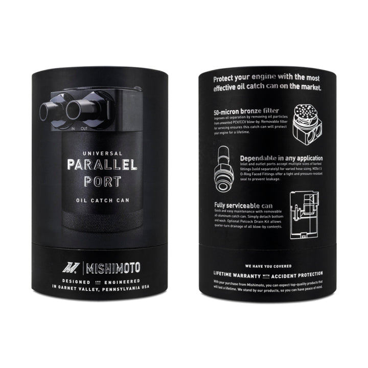 Mishimoto Parallel Port Universal Baffled Oil Catch Can - Premium Oil Catch Cans from Mishimoto - Just 600.12 SR! Shop now at Motors