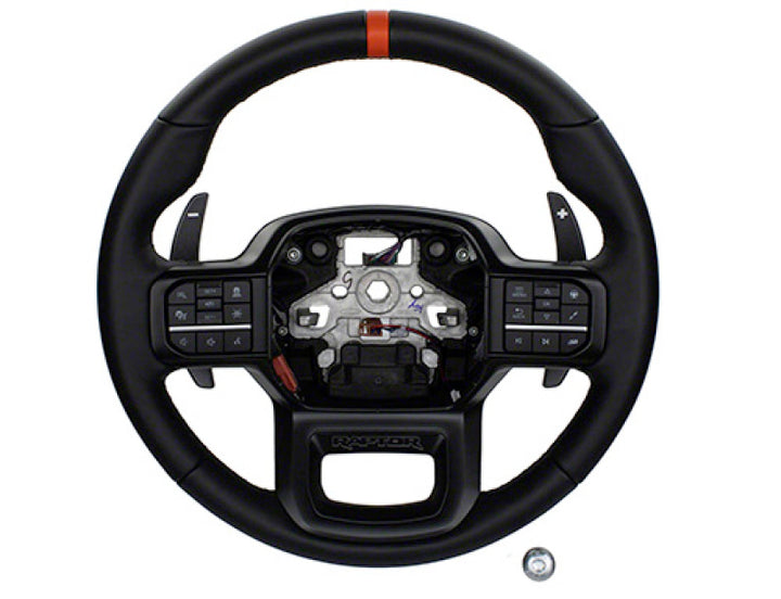 Ford Racing 2021+ F-150 Raptor Steering Wheel Kit - Black - Premium Steering Wheels from Ford Racing - Just 2362.68 SR! Shop now at Motors