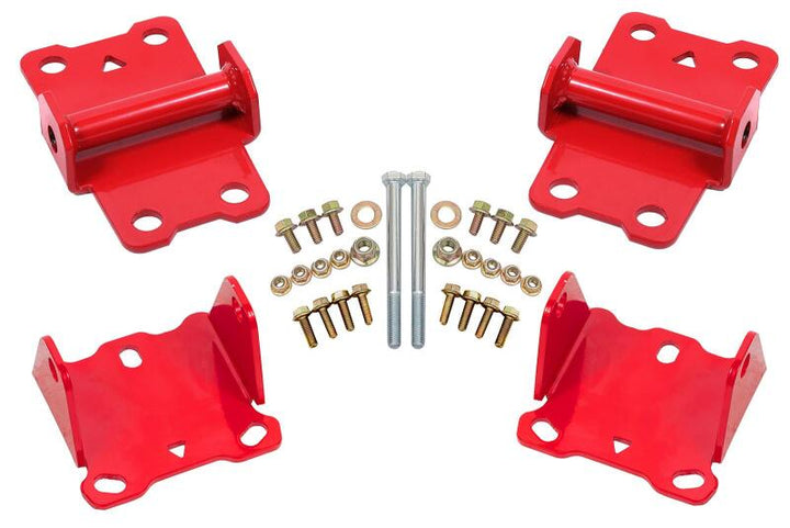 BMR 78-87 G-Body Motor Mount Kit Upper & Lower Solid - Red - Premium Engine Mounts from BMR Suspension - Just 487.33 SR! Shop now at Motors