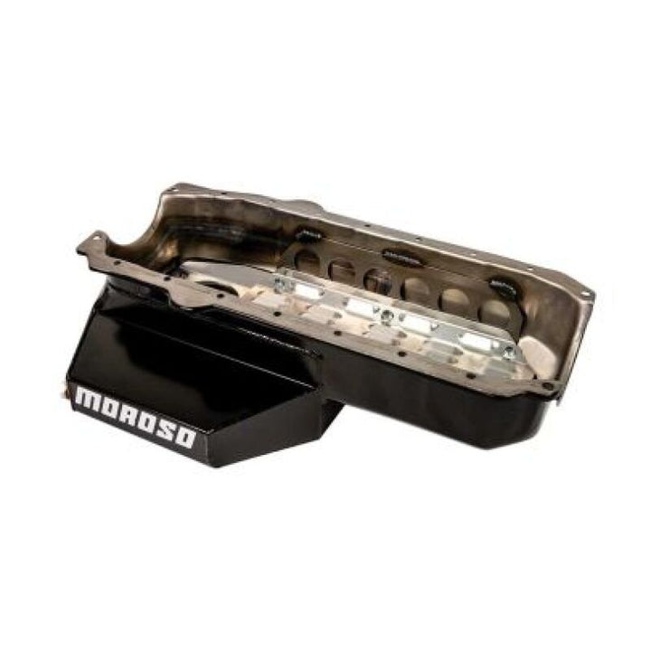 Moroso Chevrolet Small Block w/2 Piece Rear Main Seal Circle Track 6.5 Deep Oil Pan - Premium Oil Pans from Moroso - Just 1598.86 SR! Shop now at Motors