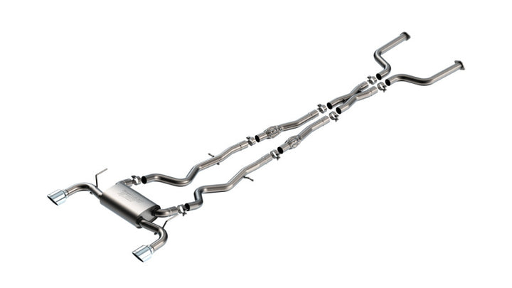 Borla 16-24 Infinity Q50 (Auto V6) S Type Cat Back - Chrome Tip - Premium Catback from Borla - Just 6930.54 SR! Shop now at Motors