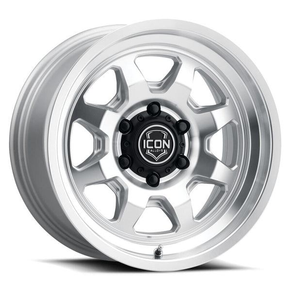 ICON Nuevo 17x8.5 / 6x135 / 6mm Offset 5in BS - Silver Machined - Premium Wheels - Cast from ICON - Just 896.53 SR! Shop now at Motors