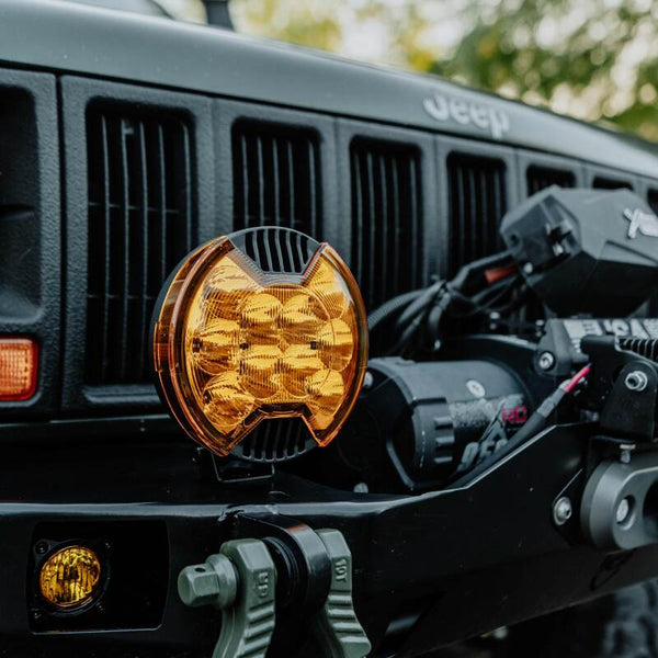 KC HiLiTES SlimLite 6in Light Shield - SAE Driving Beam - Selective Yellow - Premium Light Covers and Guards from KC HiLiTES - Just 61.87 SR! Shop now at Motors