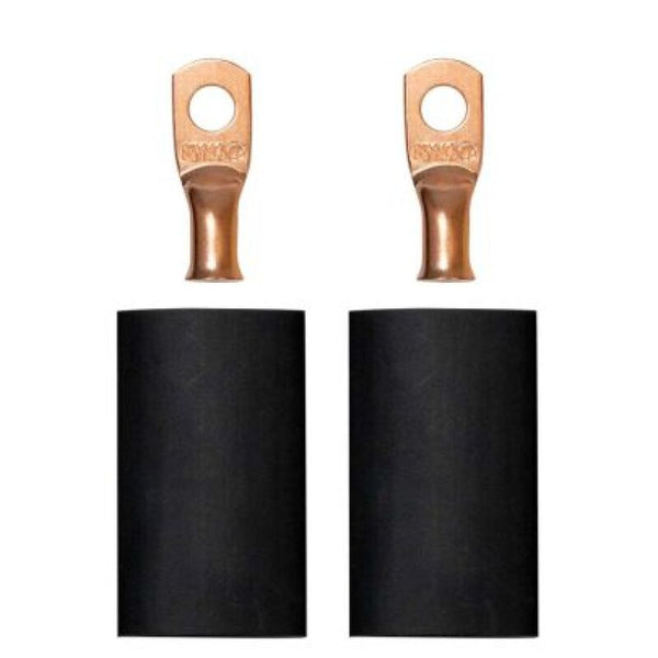 Moroso 1/4in Dia Stud 8 GA Wire Crimp/Solder Battery Cable Terminal Kit (2 Pack) - Premium Battery Accessories from Moroso - Just 24.04 SR! Shop now at Motors