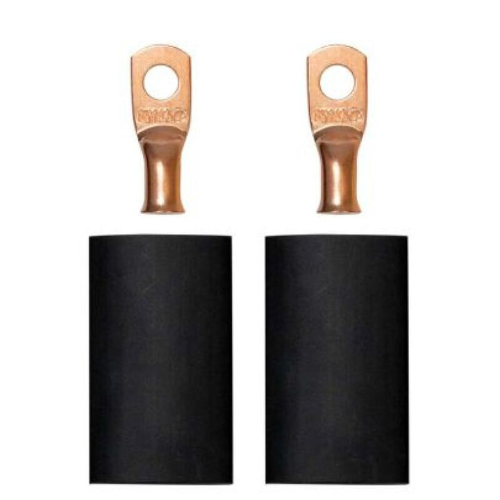 Moroso 1/4in Dia Stud 8 GA Wire Crimp/Solder Battery Cable Terminal Kit (2 Pack) - Premium Battery Accessories from Moroso - Just 24.04 SR! Shop now at Motors
