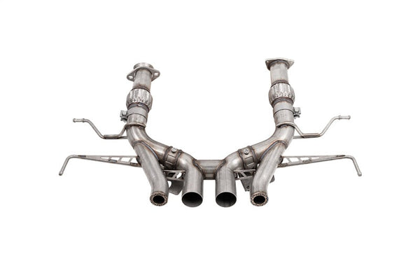 Corsa 23-24 Chevrolet Corvette C8 Z06 3in Valved Cat-Back Exhaust Muffler Delete Track Systemw/o Tip - Premium Catback from CORSA Performance - Just 9383.14 SR! Shop now at Motors