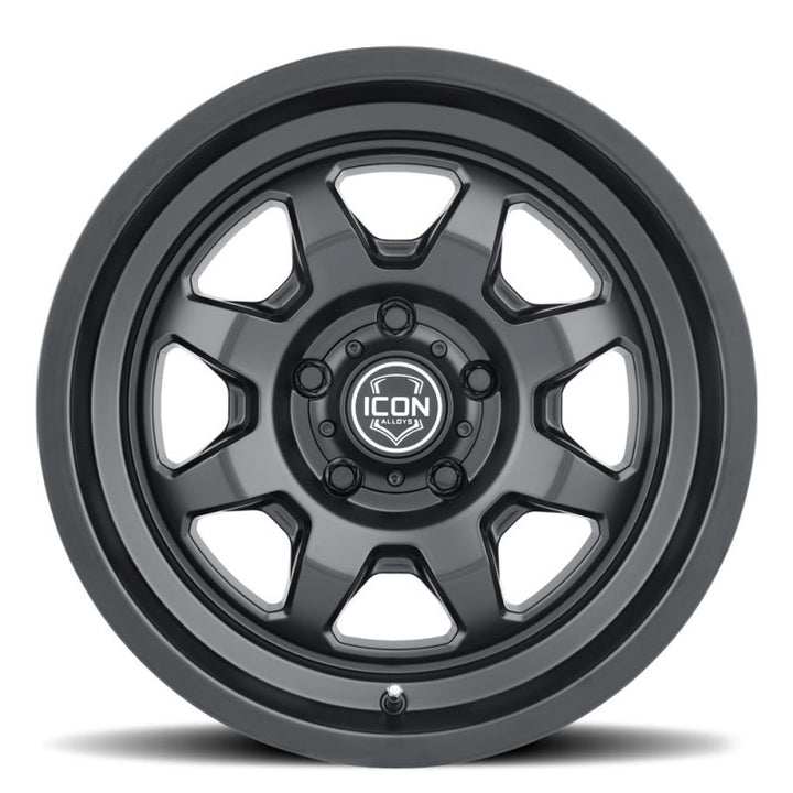 ICON Nuevo 17 X 8.5 6 X 135 6mm Offset 5in BS Satin Black - Premium Wheels - Cast from ICON - Just 896.84 SR! Shop now at Motors