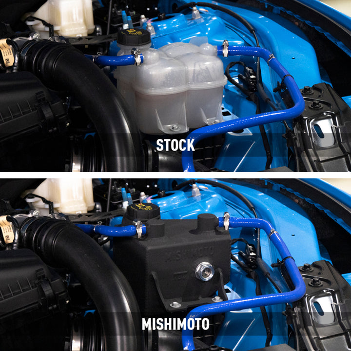 Mishimoto 2024+ Ford Mustang V8/2.3L EcoBoost Expansion Tank - Black - Premium Coolant Reservoirs from Mishimoto - Just 769.23 SR! Shop now at Motors