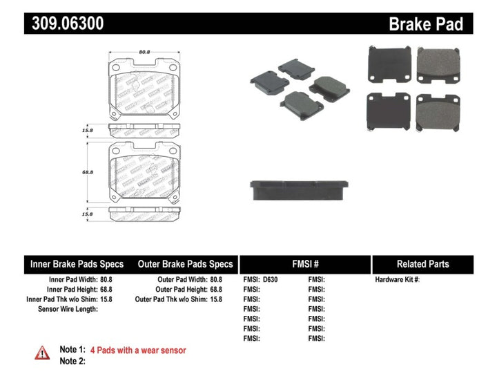 StopTech Performance 5/93-98 Toyota Supra Turbo Rear Brake Pads - Premium Brake Pads - Performance from Stoptech - Just 383.02 SR! Shop now at Motors