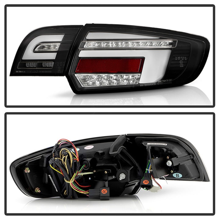 Spyder 09-13 Audi A3 Full LED Tail Lights - Black (ALT-YD-AA309-LED-BK) - Premium Tail Lights from SPYDER - Just 2310.19 SR! Shop now at Motors