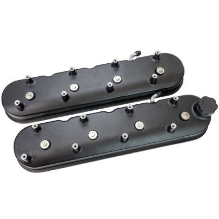 Moroso GM LS 1-1/2in Tall OEM Coil Mounts Black Satin Aluminum Valve Cover - Pair - Premium Valve Covers from Moroso - Just 646.18 SR! Shop now at Motors