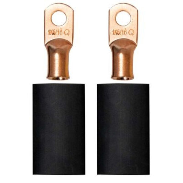 Moroso 5/16in Dia Stud 1 GA Wire Crimp/Solder Battery Cable Terminal Kit (2 Pack) - Premium Battery Accessories from Moroso - Just 28.06 SR! Shop now at Motors