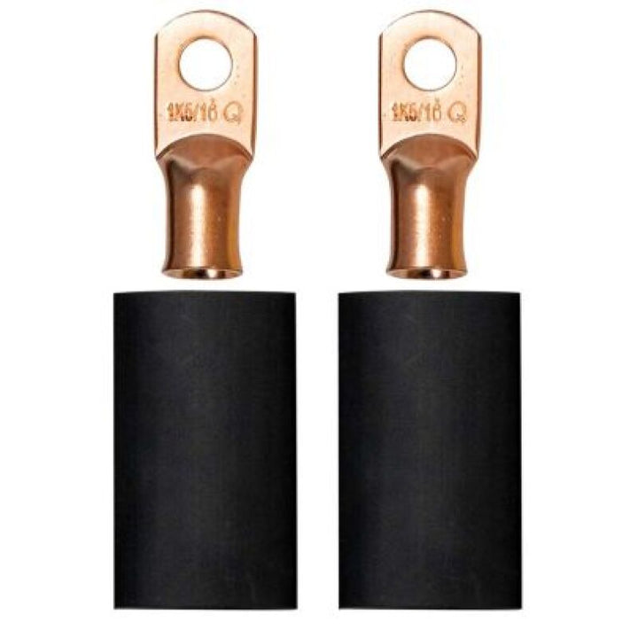 Moroso 5/16in Dia Stud 1 GA Wire Crimp/Solder Battery Cable Terminal Kit (2 Pack) - Premium Battery Accessories from Moroso - Just 28.06 SR! Shop now at Motors
