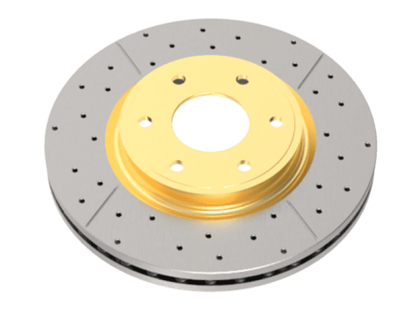 DBA 05-06 Chrysler Crossfire SRT-6 Rear Street Drilled & Slotted Rotor - Premium Brake Rotors - Slot & Drilled from DBA - Just 645.77 SR! Shop now at Motors