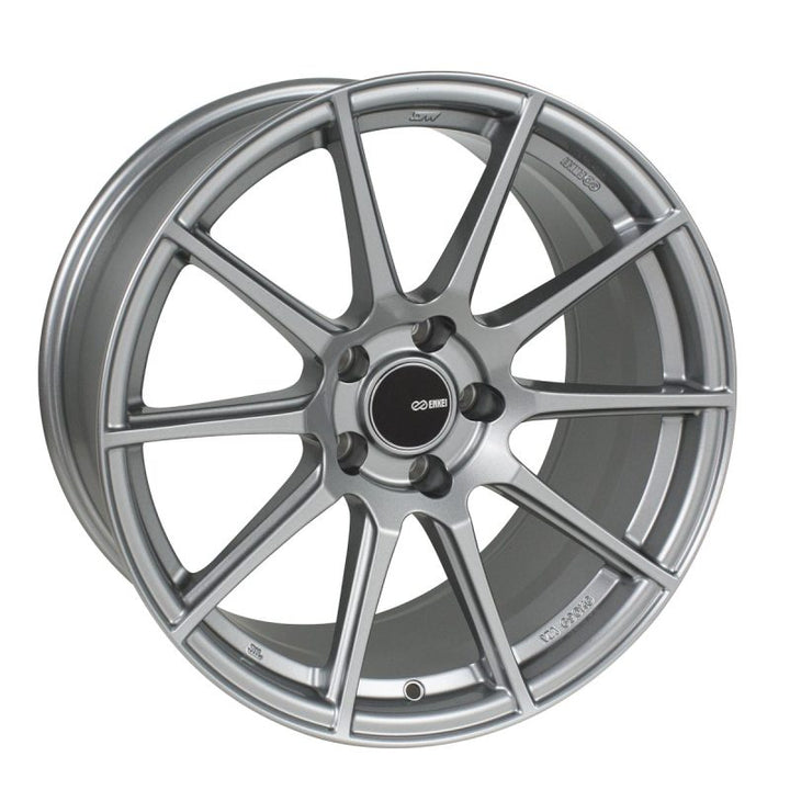 Enkei TS10 18x9.5 5x114.3 15mm Offset 72.6mm Bore Grey Wheel - Premium Wheels - Cast from Enkei - Just 1557.09 SR! Shop now at Motors