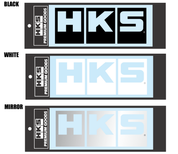 HKS LOGO Sticker W220 BLACK - Premium Stickers/Decals/Banners from HKS - Just 60.02 SR! Shop now at Motors