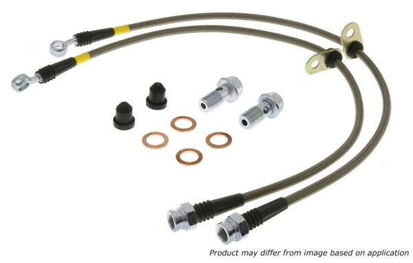 StopTech Stainless Steel Front Brake Lines 15-18 Ford Mustang - Premium Brake Line Kits from Stoptech - Just 318.51 SR! Shop now at Motors