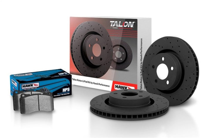 HAWK Talon Rotors - Premium Brake Rotors - Slot & Drilled from Hawk Performance - Just 1406.97 SR! Shop now at Motors