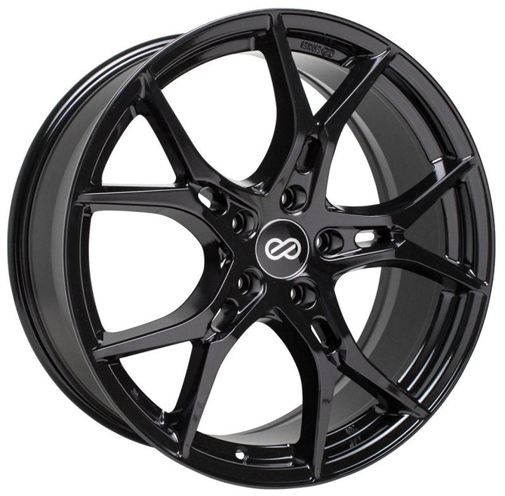Enkei Vulcan 17x7.5 45mm Offset 5x100 Bolt 72.6mm Bore Gloss Black Wheel - Premium Wheels - Cast from Enkei - Just 1055.45 SR! Shop now at Motors