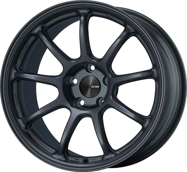 Enkei PF09 18x9 5x112 25mm Offset 75mm Bore Matte Gunmetal Wheel - Premium Wheels - Cast from Enkei - Just 1903.42 SR! Shop now at Motors