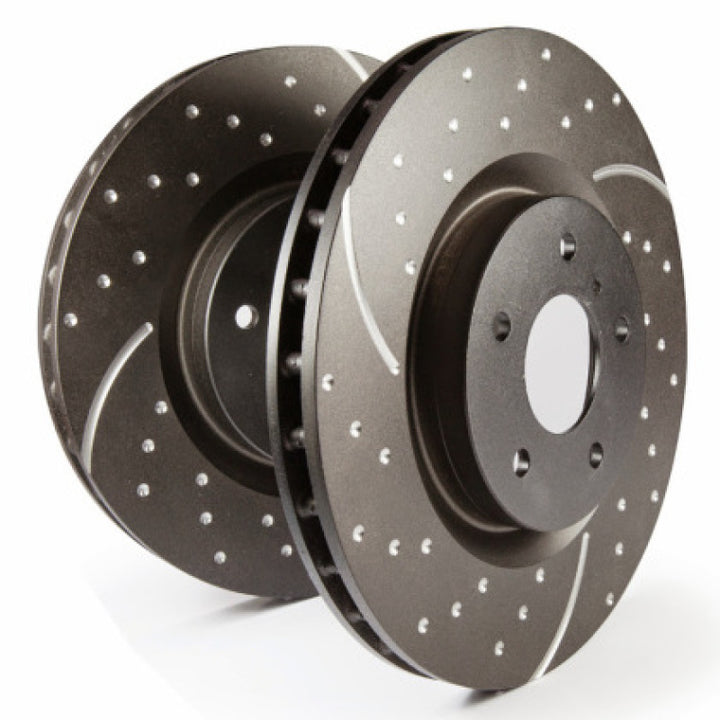 EBC 2019+ Jeep Gladiator 3.6L GD Sport Rear Rotors - Premium Brake Rotors - Slot & Drilled from EBC - Just 1804.50 SR! Shop now at Motors