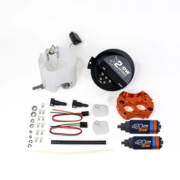 Deatschwerks X2 Series Fuel Pump Module w/ 2 DW420s For 2010-15 Camaro LS 3.7 V6 - Premium Fuel Pumps from DeatschWerks - Just 2998.50 SR! Shop now at Motors