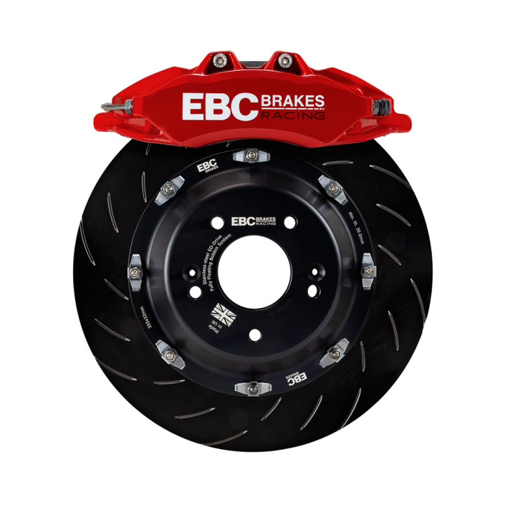 EBC Racing 20-23 Volkswagen Golf R Red Apollo-6 Calipers 380mm Rotors Front Big Brake Kit - Premium Big Brake Kits from EBC - Just 9932.13 SR! Shop now at Motors