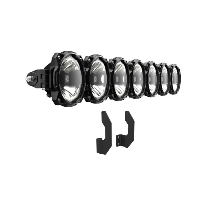 KC HiLiTES 11-16 Ford Super Duty Gravity LED Pro6 7-Light Bar Kit - Front Bumper - Premium Light Bars & Cubes from KC HiLiTES - Just 6910.71 SR! Shop now at Motors