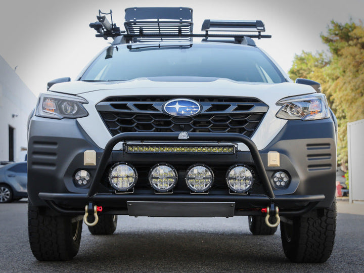 aFe POWER 15-19 Subaru Outback H4 2.5L / H6 3.6L Terra Guard Front Bumper - Black - Premium Bull Bars from aFe - Just 3162.90 SR! Shop now at Motors