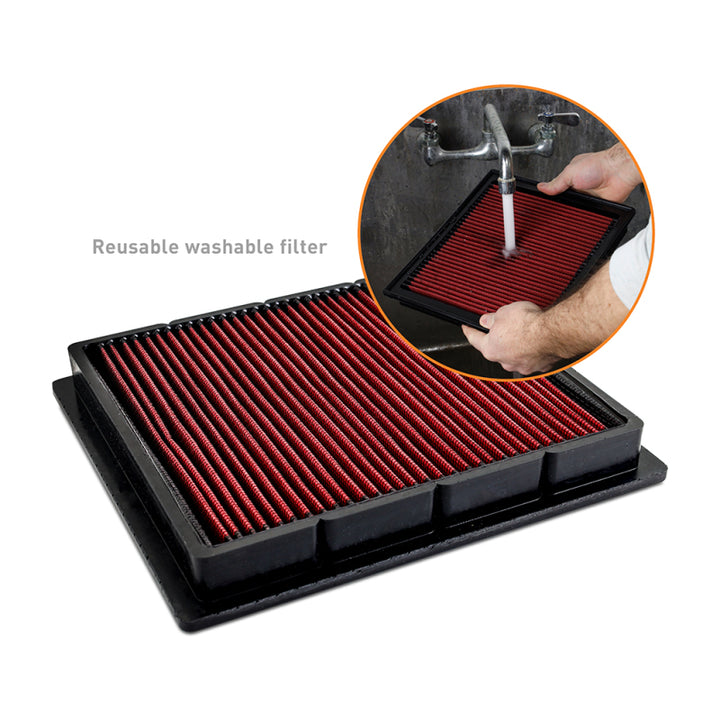 Mishimoto 2007+ RAM Cummins 6.7L  Reusable Drop-In Air Filter - Premium Air Filters - Universal Fit from Mishimoto - Just 450.20 SR! Shop now at Motors