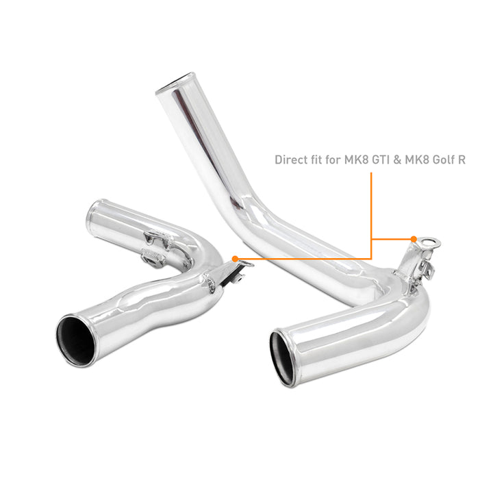 Mishimoto 22+ Volkswagen GTI MK8 (MQB) Intercooler Pipe Kit Polished - Premium Intercooler Pipe Kits from Mishimoto - Just 1365.52 SR! Shop now at Motors