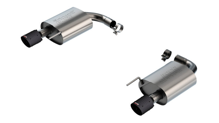 Borla 2024-2025 Ford Mustang Eco Boost 2.3L S-Type Axle Back Exhaust w/ Carbon Fiber Tips - Premium Axle Back from Borla - Just 4125.30 SR! Shop now at Motors