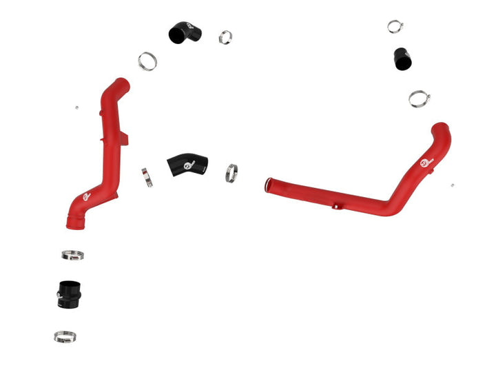 aFe BladeRunner 2 1/4in Intercooler Hot Side Charge Pipe 22-23 Ford Explorer V6-3.0L (tt) - Red - Premium Intercoolers from aFe - Just 1946.19 SR! Shop now at Motors