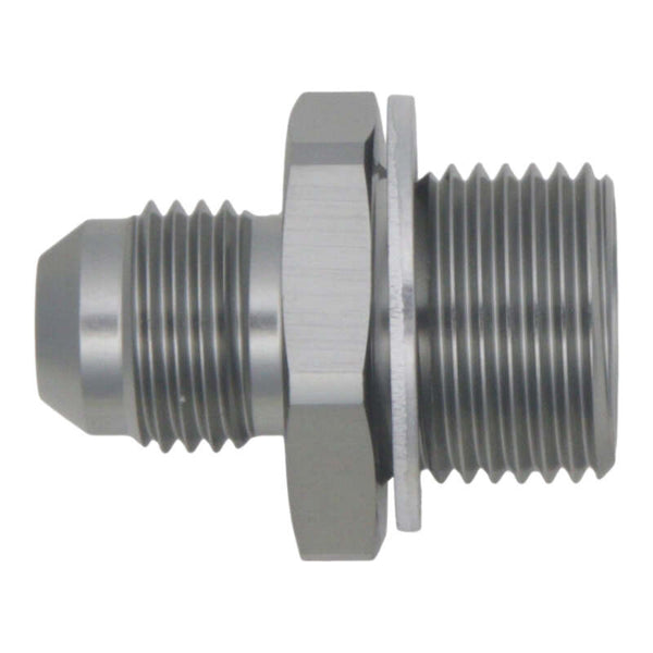 DeatschWerks 6AN Male Flare to M18 X 1.5 Male Metric Adapter (Incl Crush Washer) - Titanium - Premium Fittings from DeatschWerks - Just 26.29 SR! Shop now at Motors