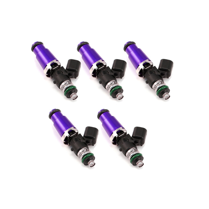 Injector Dynamics 1700cc Injectors - 60mm Length - 14mm Purple Top - 14mm Lower O-Ring (Set of 5) - Premium Fuel Injector Sets - 5Cyl from Injector Dynamics - Just 5709.82 SR! Shop now at Motors