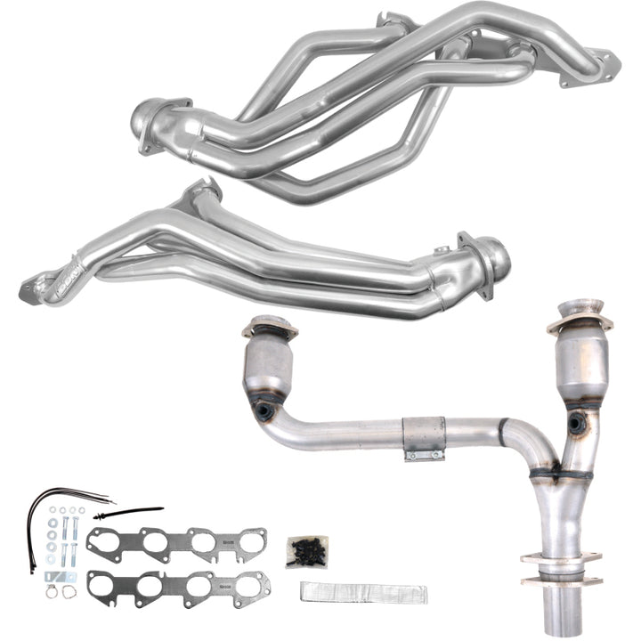 BBK 09-24 Ram 1500 Hemi 5.7L 1-3/4 Long Tube Headers w/High Flow Catted Y-Pipe (Silver Ceramic) - Premium Headers & Manifolds from BBK - Just 5619.10 SR! Shop now at Motors