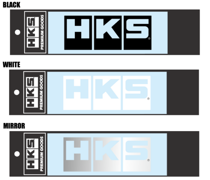 HKS LOGO Sticker W135 MIRROR - Premium Stickers/Decals/Banners from HKS - Just 45.05 SR! Shop now at Motors