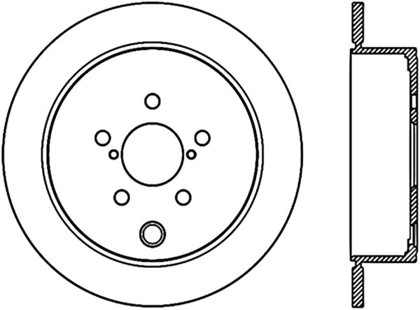 Stoptech 09-10 Subaru Forester / 08-10 Impreza/WRX Rear CRYO-STOP Rotor - Premium Brake Rotors - Drilled from Stoptech - Just 354.69 SR! Shop now at Motors