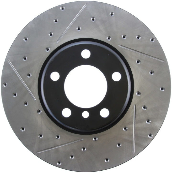 StopTech BMW 12-15 335i / 2014 428i / 2015 235i/228i Front Right Slotted & Drilled Sport Brake Rotor - Premium Brake Rotors - Slot & Drilled from Stoptech - Just 1128.31 SR! Shop now at Motors