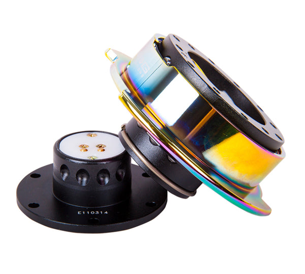 NRG Quick Release Gen 2.5 - Black Body / Neochrome Ring - Premium Quick Release Adapters from NRG - Just 585.91 SR! Shop now at Motors