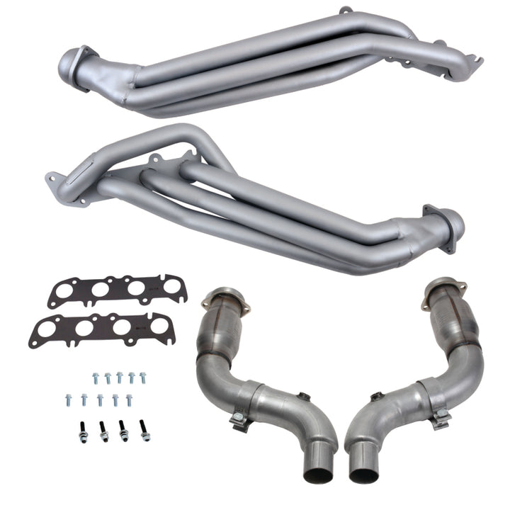 BBK 15-23 Ford Mustang GT 5.0 1-7/8in Long Tube Headers w/High Flow Catted Mid Pipe (Ti Ceramic) - Premium Headers & Manifolds from BBK - Just 5442.25 SR! Shop now at Motors