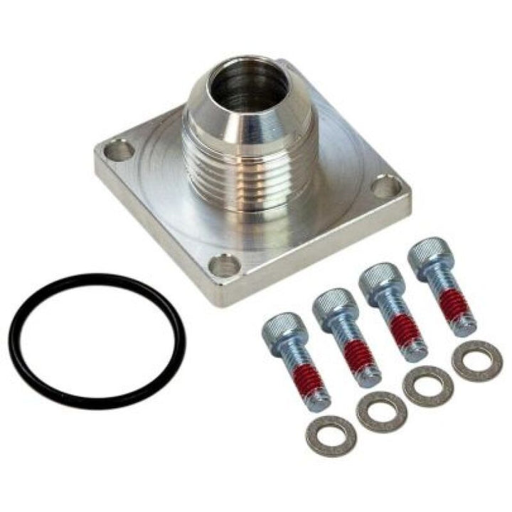 Moroso -10AN Male 4-Bolt Square Flange Dry Sump Square Base Fitting - Premium Fittings from Moroso - Just 176.37 SR! Shop now at Motors