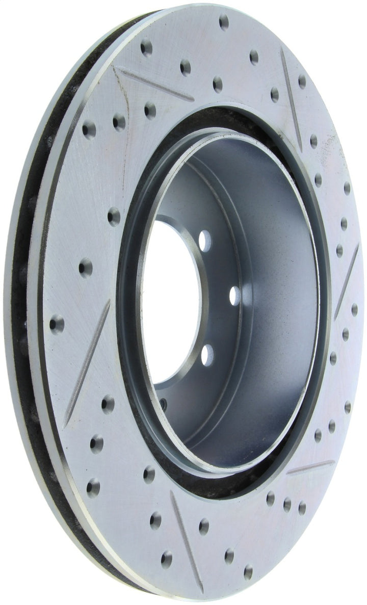 StopTech Select Sport Drilled & Slotted Rotor - Front Left - Premium Brake Rotors - Slot & Drilled from Stoptech - Just 372.32 SR! Shop now at Motors