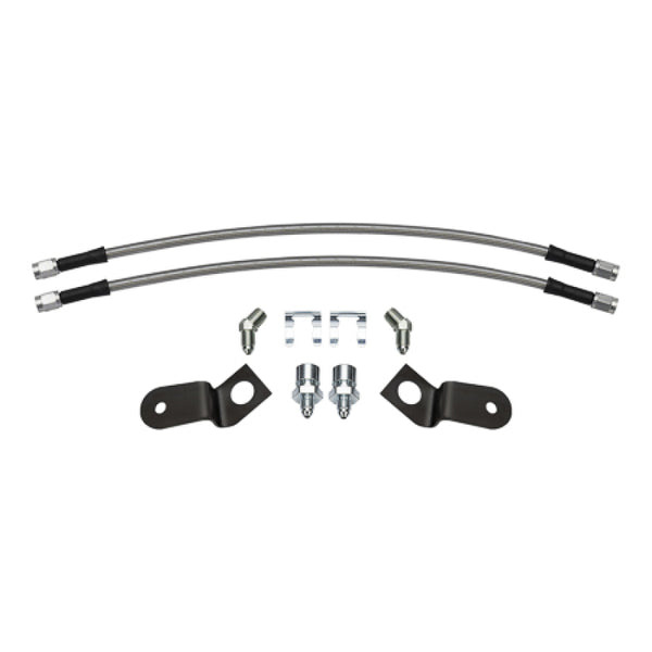 Wilwood 13-18 RAM 1500 4WD Braided Stainless Steel Flexline Hose Kit