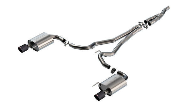 Borla 2024 Ford Mustang 2.3L Ecoboost 2.50 S-TYPE CFBA Catback Exhaust - Non-Active - Premium Axle Back from Borla - Just 6181.01 SR! Shop now at Motors