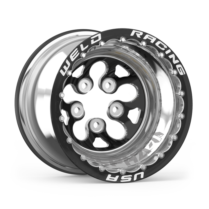 Weld Alpha-1 15x10 / 5x5 BP / 3in. BS Black Wheel - Black Double Beadlock MT - Premium Wheels - Forged from Weld - Just 6775.47 SR! Shop now at Motors