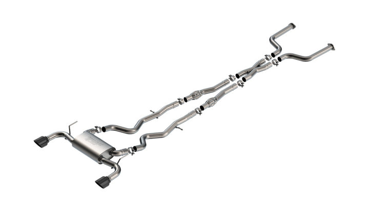 Borla 16-24 Infinity Q50 (Auto V6) S Type Cat Back - Black Chrome Tip - Premium Catback from Borla - Just 7624.89 SR! Shop now at Motors