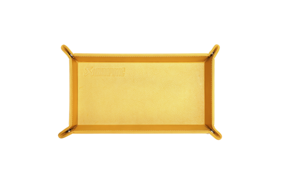 أكربوفيك حافظة مكتب جلدية - أصفر