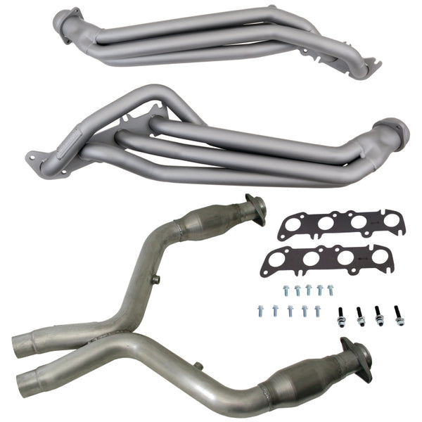 BBK 11-14 Ford Mustang GT 1-3/4 Long Tube Headers w/High Flow Catted X-Pipe (Ti Ceramic) - Premium Headers & Manifolds from BBK - Just 5254.58 SR! Shop now at Motors