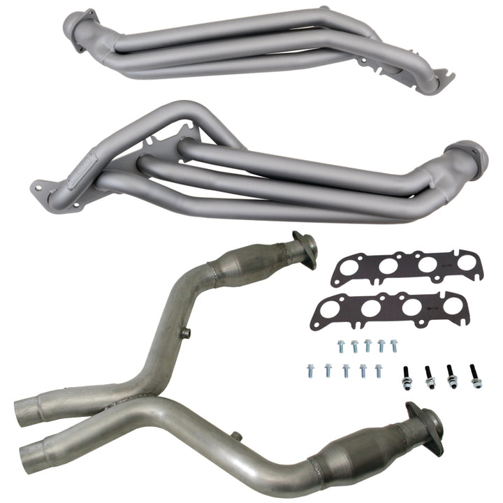 BBK 11-14 Ford Mustang GT 1-3/4 Long Tube Headers w/High Flow Catted X-Pipe (Ti Ceramic) - Premium Headers & Manifolds from BBK - Just 5254.58 SR! Shop now at Motors